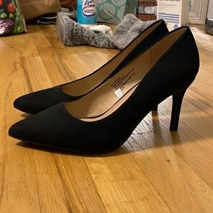 Black Suede Pumps